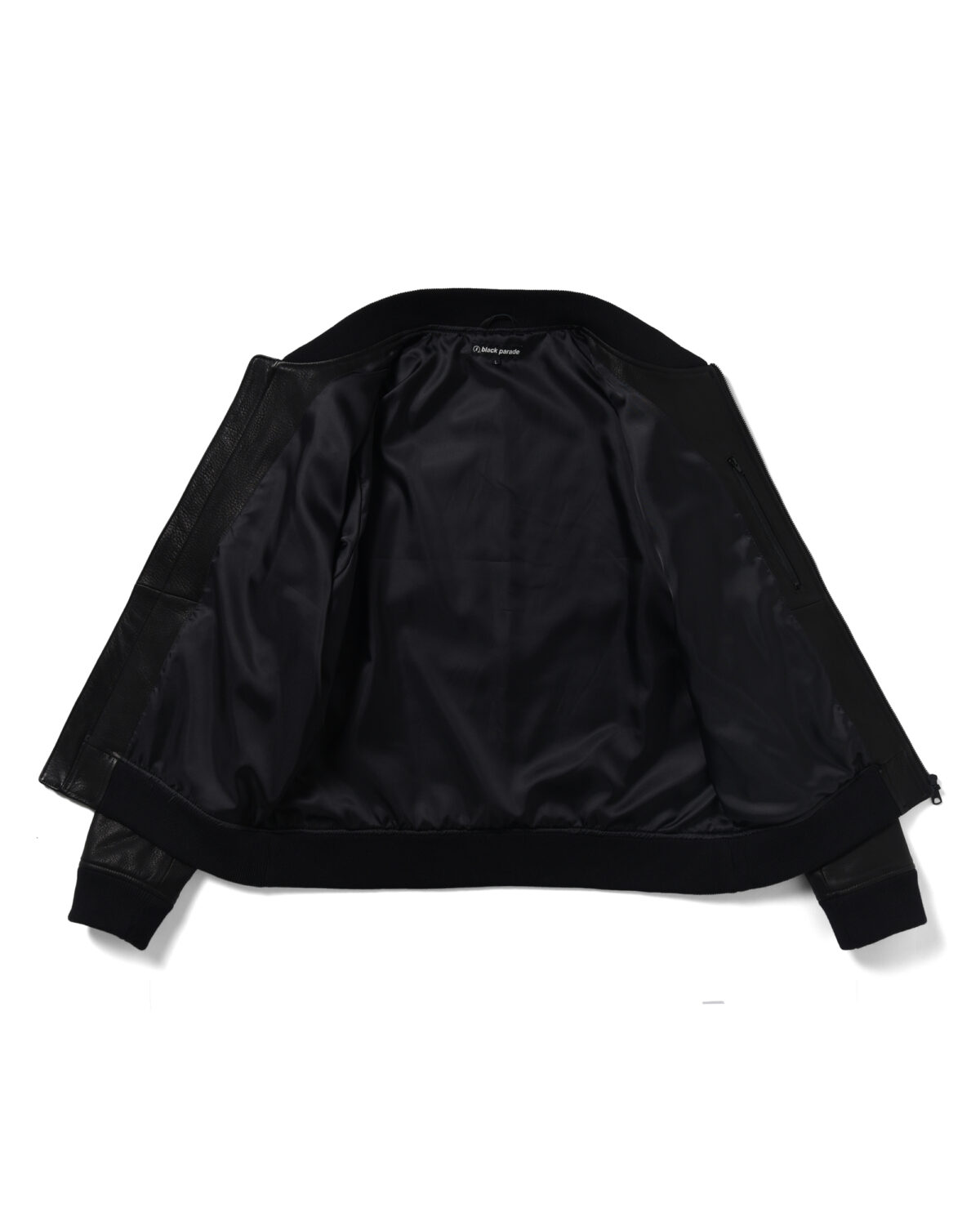 Leather Varsity Jacket - 画像 (3)