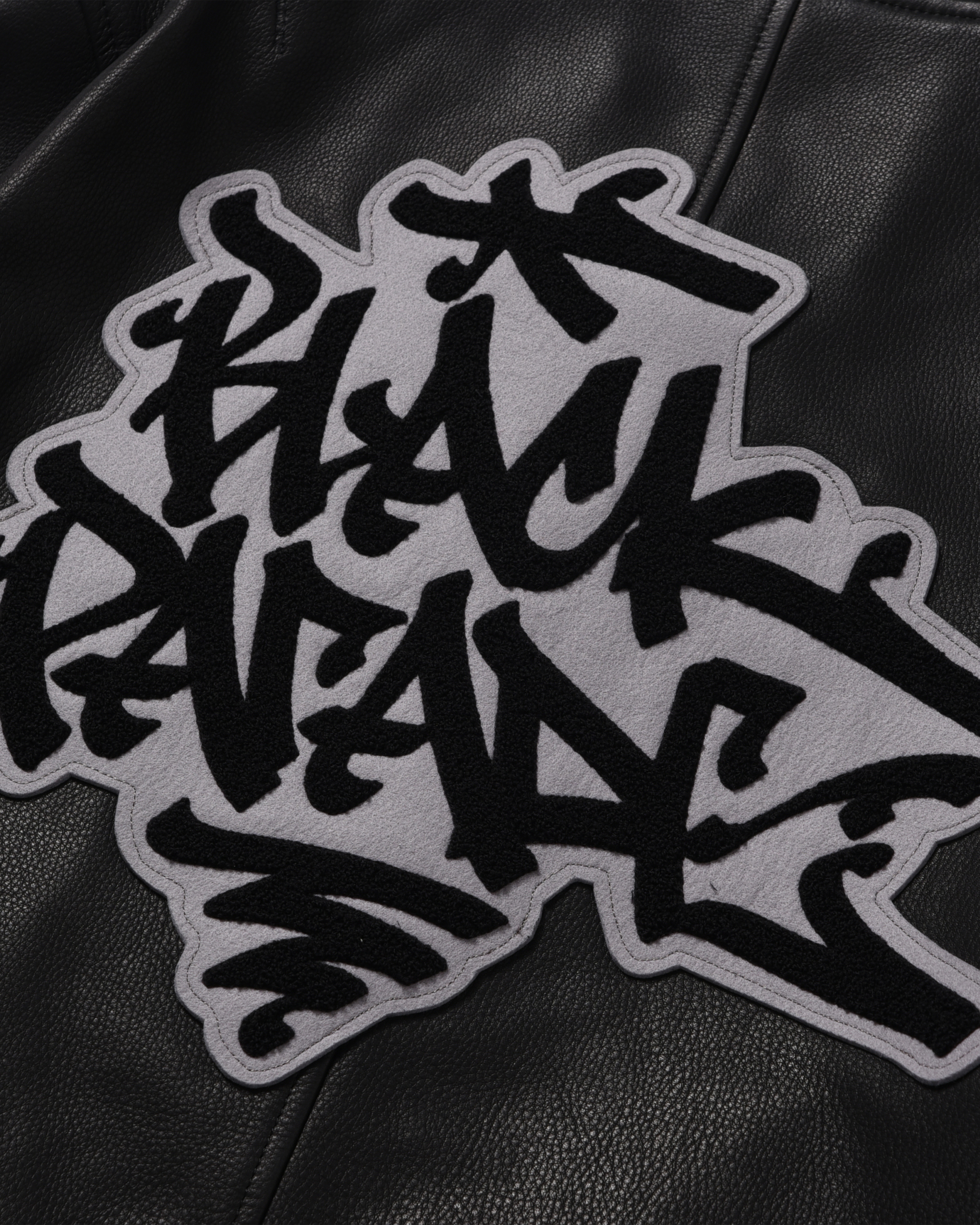 Leather Varsity Jacket - 画像 (4)