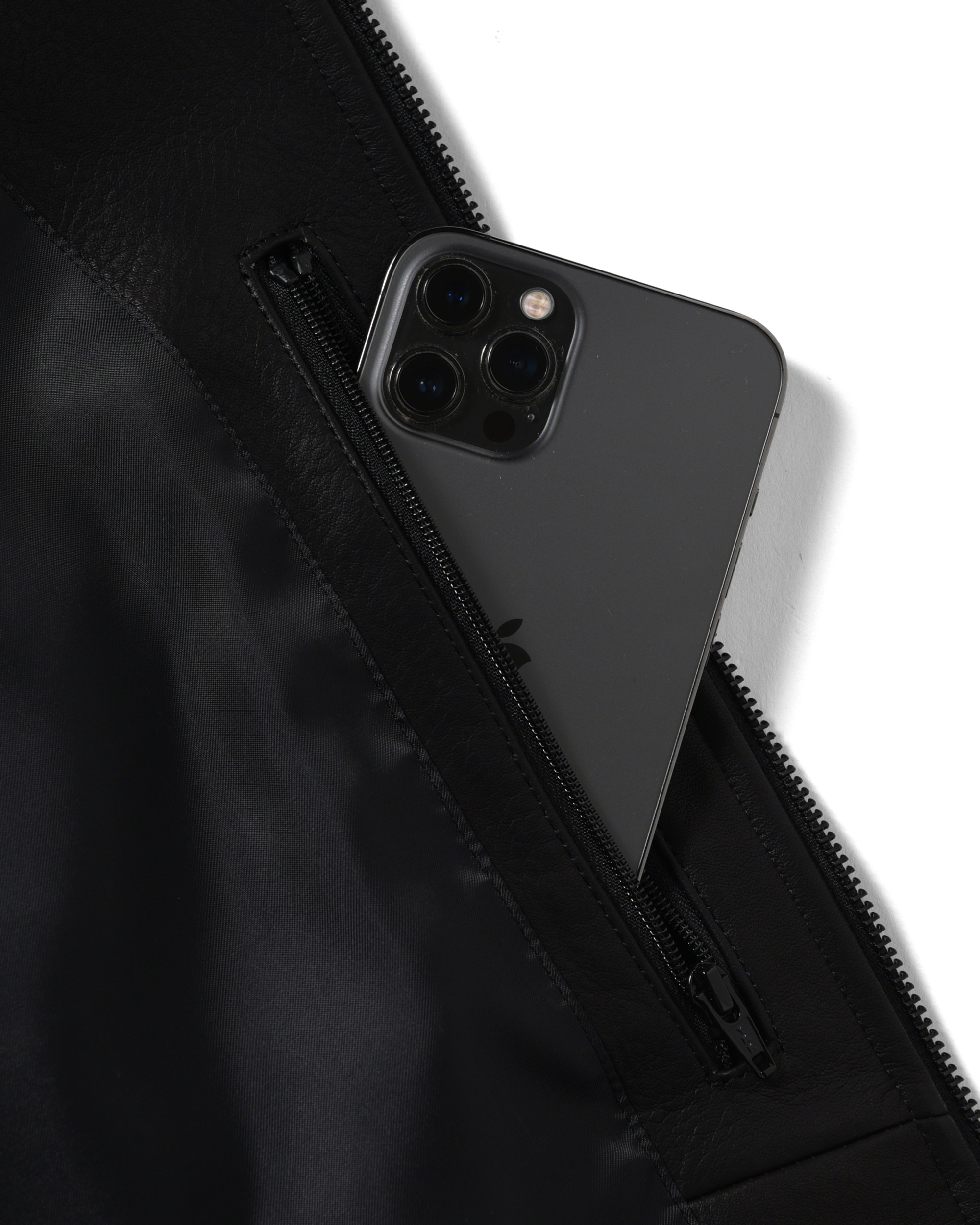 Leather Varsity Jacket - 画像 (7)