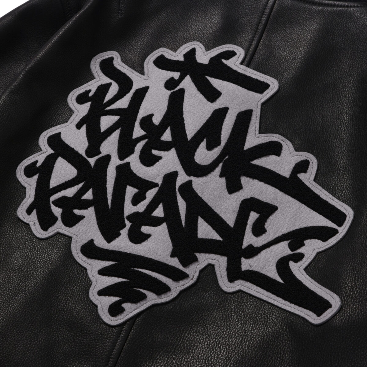 Leather Varsity Jacket - 画像 (4)