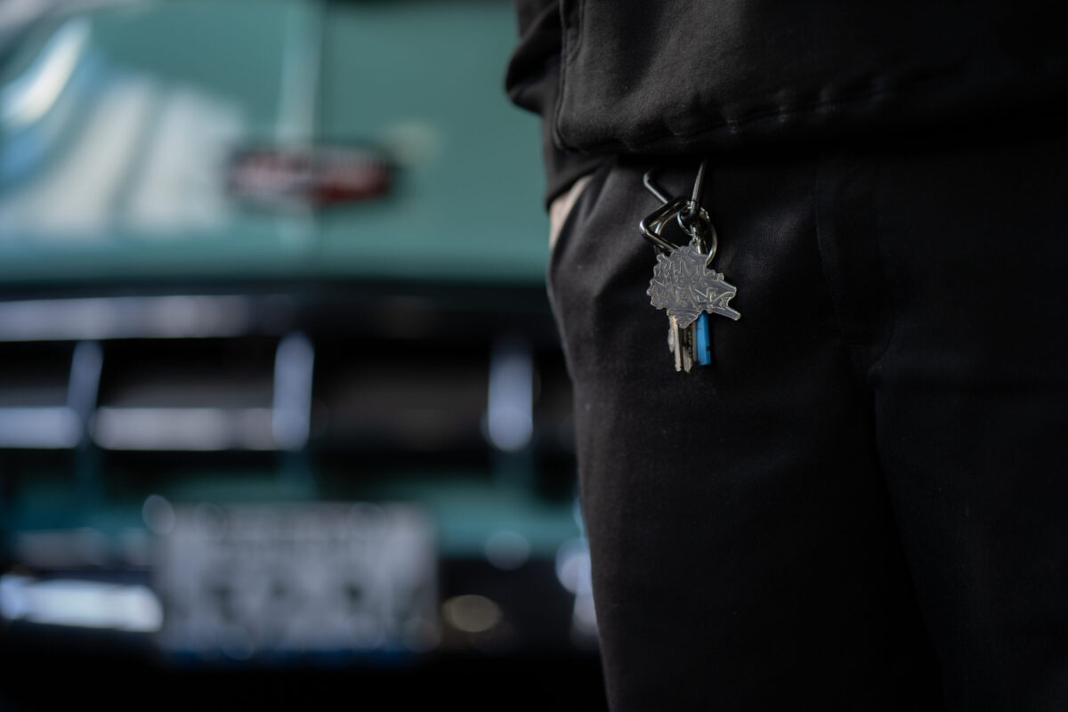 Machined Aluminium Tag Logo Key Chain - 画像 (2)