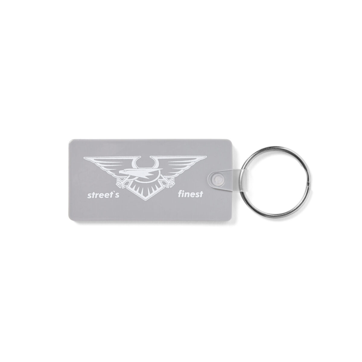 Souvenir Key Chain Square Gray