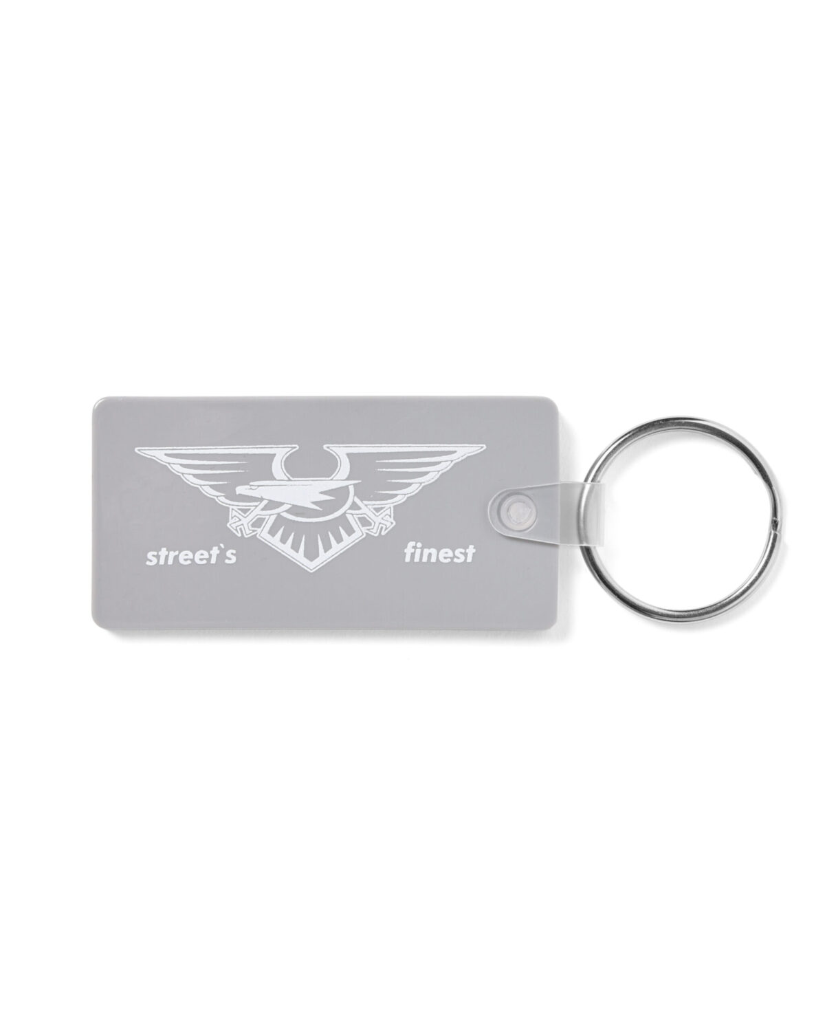 Souvenir Key Chain Square Gray