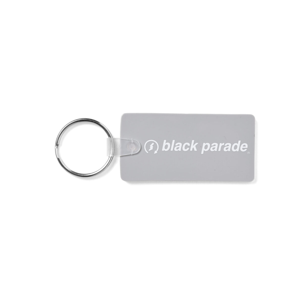 Souvenir Key Chain Square Gray - 画像 (2)
