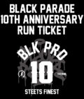 10th Anniversary Run Ticket Sticker